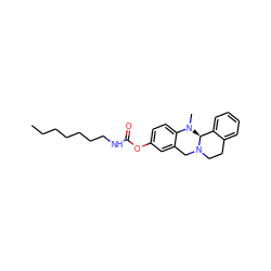 CCCCCCCNC(=O)Oc1ccc2c(c1)CN1CCc3ccccc3[C@@H]1N2C ZINC000095574809