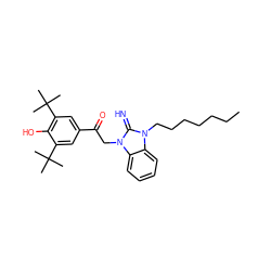 CCCCCCCn1c(=N)n(CC(=O)c2cc(C(C)(C)C)c(O)c(C(C)(C)C)c2)c2ccccc21 ZINC000100848114