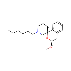 CCCCCCN1CCC[C@]2(C1)O[C@H](OC)Cc1ccccc12 ZINC000045255456