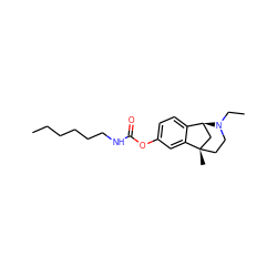 CCCCCCNC(=O)Oc1ccc2c(c1)[C@@]1(C)CCN(CC)[C@H]2C1 ZINC000169316898