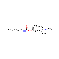 CCCCCCNC(=O)Oc1ccc2c(c1)[C@@H]1CCN(CC)[C@@H]1C2 ZINC000003804236