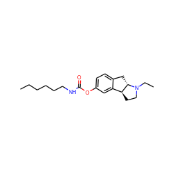 CCCCCCNC(=O)Oc1ccc2c(c1)[C@@H]1CCN(CC)[C@H]1C2 ZINC000002014067