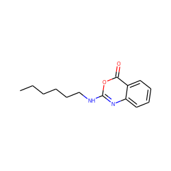 CCCCCCNc1nc2ccccc2c(=O)o1 ZINC000027526815