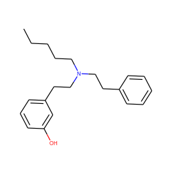 CCCCCN(CCc1ccccc1)CCc1cccc(O)c1 ZINC000001552500