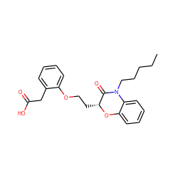 CCCCCN1C(=O)[C@@H](CCOc2ccccc2CC(=O)O)Oc2ccccc21 ZINC000012358367