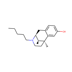 CCCCCN1CC[C@]2(C)c3cc(O)ccc3C[C@H]1[C@@H]2C ZINC000027090677