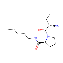 CCCCCNC(=O)[C@@H]1CCCN1C(=O)[C@@H](N)CC ZINC000013675959