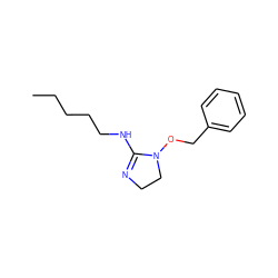 CCCCCNC1=NCCN1OCc1ccccc1 ZINC000003818822