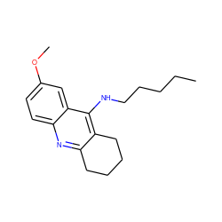 CCCCCNc1c2c(nc3ccc(OC)cc13)CCCC2 ZINC000064540712