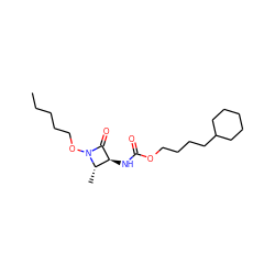 CCCCCON1C(=O)[C@@H](NC(=O)OCCCCC2CCCCC2)[C@@H]1C ZINC001772641918