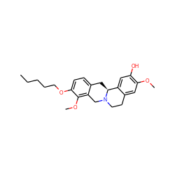 CCCCCOc1ccc2c(c1OC)CN1CCc3cc(OC)c(O)cc3[C@@H]1C2 ZINC000653724746