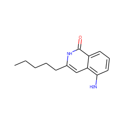 CCCCCc1cc2c(N)cccc2c(=O)[nH]1 ZINC000096282488