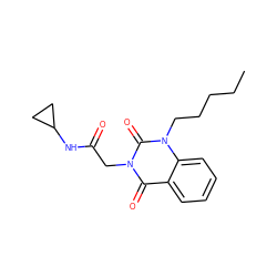 CCCCCn1c(=O)n(CC(=O)NC2CC2)c(=O)c2ccccc21 ZINC001772639647