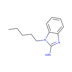 CCCCCn1c(N)nc2ccccc21 ZINC000020586064