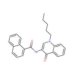 CCCCCn1cc(NC(=O)c2cccc3ccccc23)c(=O)c2ccccc21 ZINC000028864506