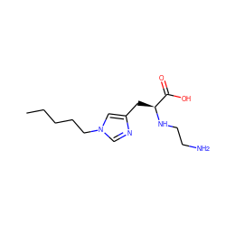 CCCCCn1cnc(C[C@H](NCCN)C(=O)O)c1 ZINC000028864814