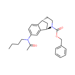 CCCCN(C(C)=O)c1ccc2c(c1)[C@H]1C[C@H]2CCN1C(=O)OCc1ccccc1 ZINC000100589438