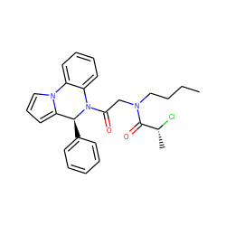 CCCCN(CC(=O)N1c2ccccc2-n2cccc2[C@@H]1c1ccccc1)C(=O)[C@@H](C)Cl ZINC000035246511