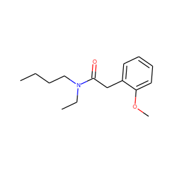 CCCCN(CC)C(=O)Cc1ccccc1OC ZINC000002989325