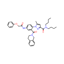 CCCCN(CCCC)C(=O)c1cc(C)n(-c2ccc(NC(=O)COc3ccccc3)cc2C(=O)N2CCc3ccccc3C2)n1 ZINC000044352083