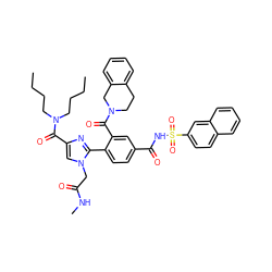 CCCCN(CCCC)C(=O)c1cn(CC(=O)NC)c(-c2ccc(C(=O)NS(=O)(=O)c3ccc4ccccc4c3)cc2C(=O)N2CCc3ccccc3C2)n1 ZINC000205501716