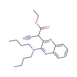 CCCCN(CCCC)c1nc2ccccc2nc1C(C#N)C(=O)OCC ZINC000100716308