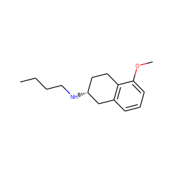 CCCCN[C@@H]1CCc2c(cccc2OC)C1 ZINC000013759789