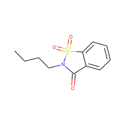 CCCCN1C(=O)c2ccccc2S1(=O)=O ZINC000001592975