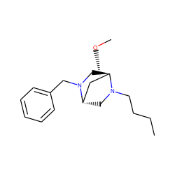 CCCCN1C[C@H]2CC[C@@H](OC)[C@H]1CN2Cc1ccccc1 ZINC000253851840