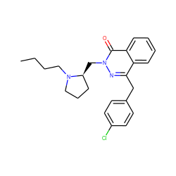 CCCCN1CCC[C@@H]1Cn1nc(Cc2ccc(Cl)cc2)c2ccccc2c1=O ZINC000095562029