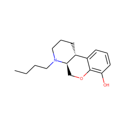 CCCCN1CCC[C@@H]2c3cccc(O)c3OC[C@H]21 ZINC000027857890