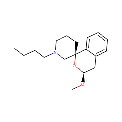 CCCCN1CCC[C@]2(C1)O[C@H](OC)Cc1ccccc12 ZINC000045300073