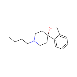 CCCCN1CCC2(CC1)OCc1ccccc12 ZINC000013741530