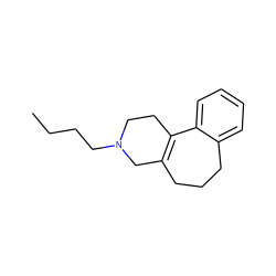 CCCCN1CCC2=C(CCCc3ccccc32)C1 ZINC000013455469