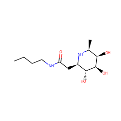 CCCCNC(=O)C[C@H]1N[C@@H](C)[C@@H](O)[C@@H](O)[C@@H]1O ZINC000096286024