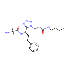 CCCCNC(=O)CCn1nnnc1[C@@H](CCc1ccccc1)NC(=O)C(C)(C)N ZINC000028824993