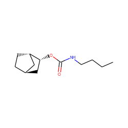 CCCCNC(=O)O[C@@H]1C[C@H]2CC[C@H]1C2 ZINC000100819365