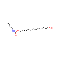 CCCCNC(=O)OCCCCCCCCCCCCO ZINC000028363228