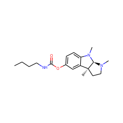 CCCCNC(=O)Oc1ccc2c(c1)[C@]1(C)CCN(C)[C@@H]1N2C ZINC000053214075