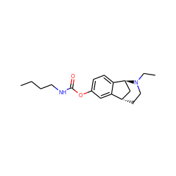 CCCCNC(=O)Oc1ccc2c(c1)[C@H]1CCN(CC)[C@H]2C1 ZINC000169359125