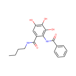 CCCCNC(=O)c1cc(O)c(O)c(O)c1NC(=O)c1ccccc1 ZINC000096285597