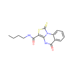 CCCCNC(=O)c1sc(=S)n2c1[nH]c(=O)c1ccccc12 ZINC000002956460