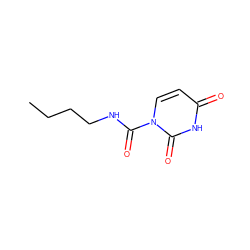 CCCCNC(=O)n1ccc(=O)[nH]c1=O ZINC000095587584