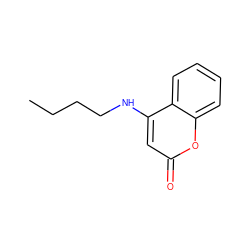 CCCCNc1cc(=O)oc2ccccc12 ZINC000095854710