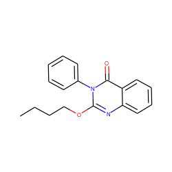 CCCCOc1nc2ccccc2c(=O)n1-c1ccccc1 ZINC000002179795