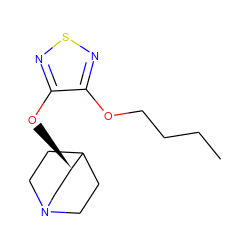 CCCCOc1nsnc1O[C@@H]1CN2CCC1CC2 ZINC000013777541