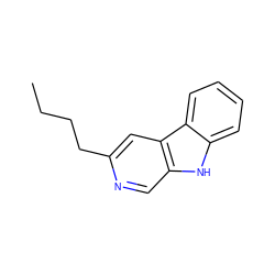 CCCCc1cc2c(cn1)[nH]c1ccccc12 ZINC000100660585