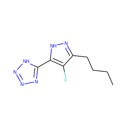 CCCCc1n[nH]c(-c2nnn[nH]2)c1F ZINC000028824294