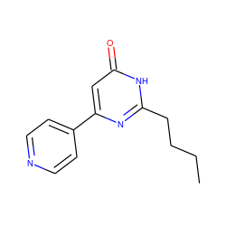 CCCCc1nc(-c2ccncc2)cc(=O)[nH]1 ZINC000103245673