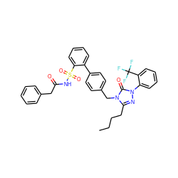 CCCCc1nn(-c2ccccc2C(F)(F)F)c(=O)n1Cc1ccc(-c2ccccc2S(=O)(=O)NC(=O)Cc2ccccc2)cc1 ZINC000028219361